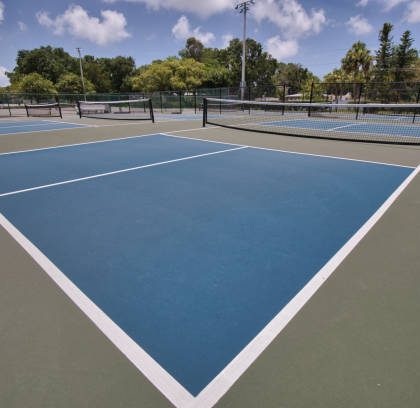 Entreprise construction terrain de tennis